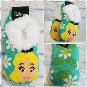 Disney Alice in Wonderland Character Floral Soft Knitted Slipper Socks